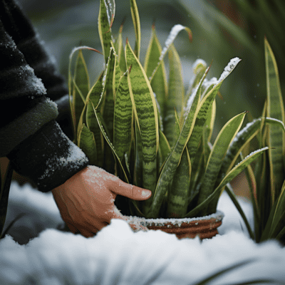 Snake plant got too cold 2