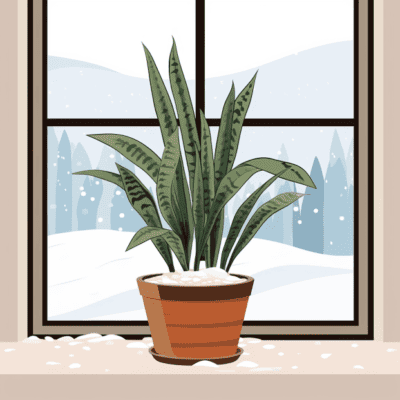 Snake plant got too cold 3