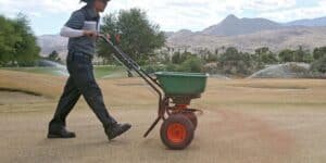 grass seed spreader