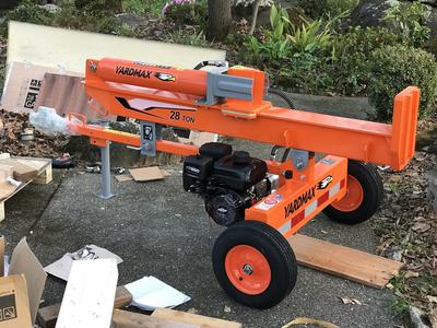 YARDMAX 5-Ton Electric Log Splitter