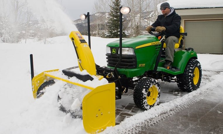 Snow plow blade for lawn mower sale