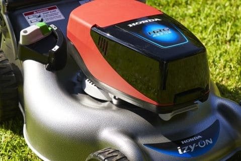 A cordless push mower 2