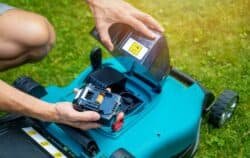 change my lawn mower battery