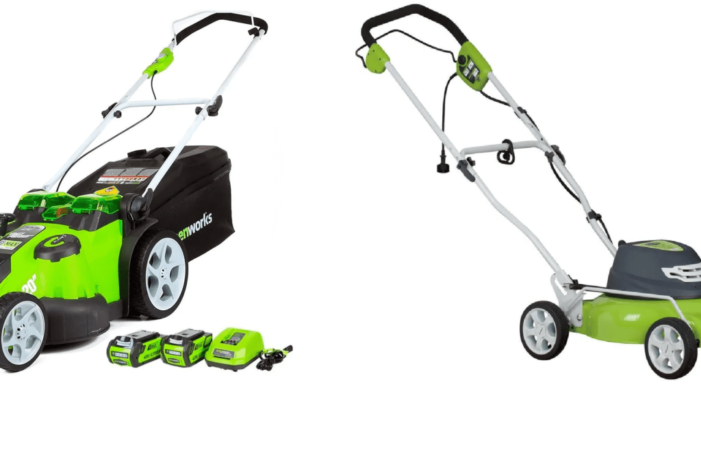 A cordless push mower 1