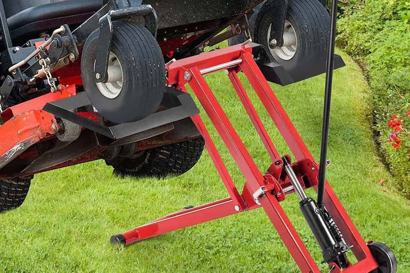 riding lawn mower lift equipment 1