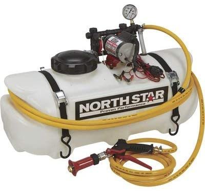 Tank pressure sprayer for lawn