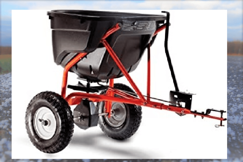 Using a salt spreader 1