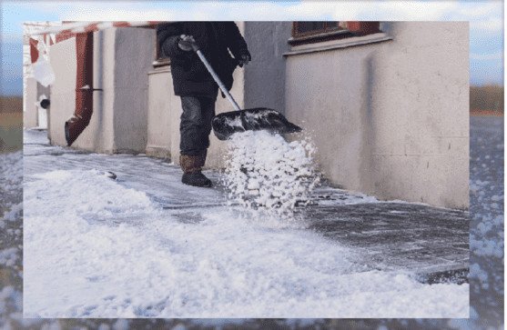 Using a salt spreader