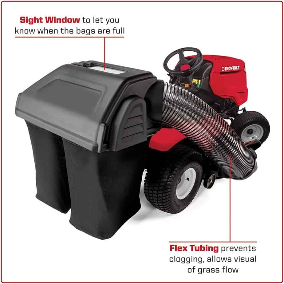 leaf bagger for riding lawn mower 4