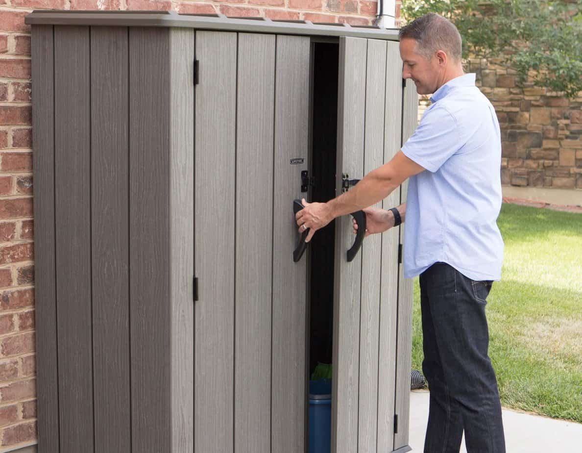 Vertical storage shed costco