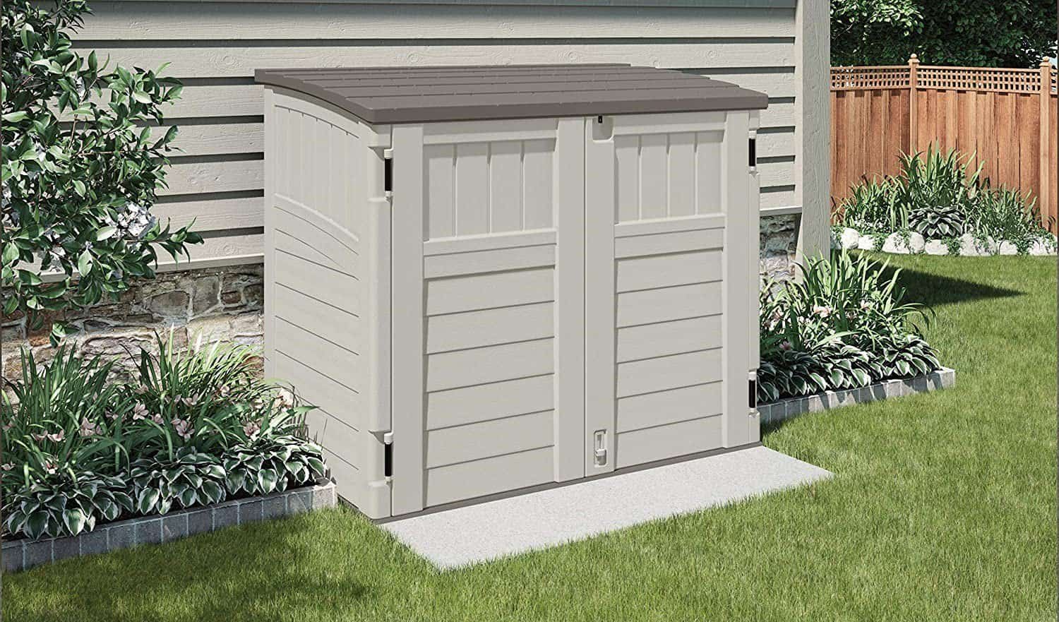 Suncast 70 cu ft storage shed