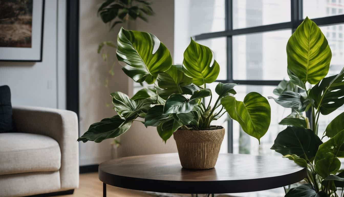 Philodendron birkin plant