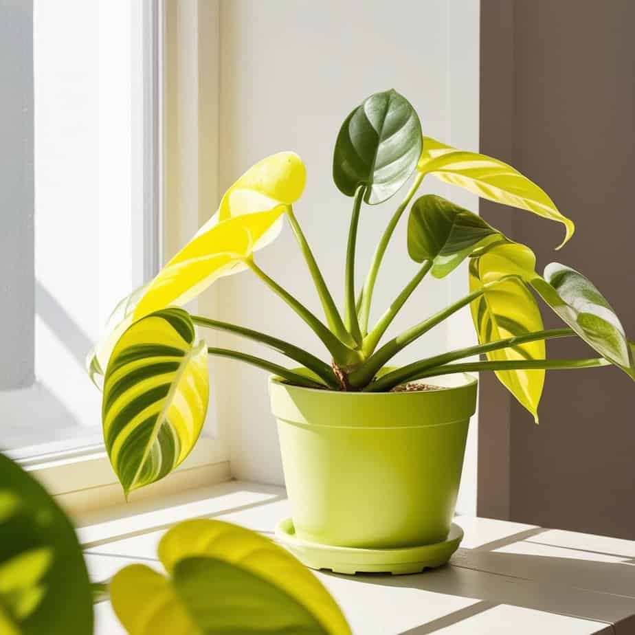 philodendron lemon lime upright