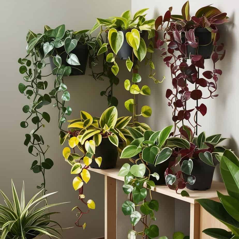 crawling philodendron types