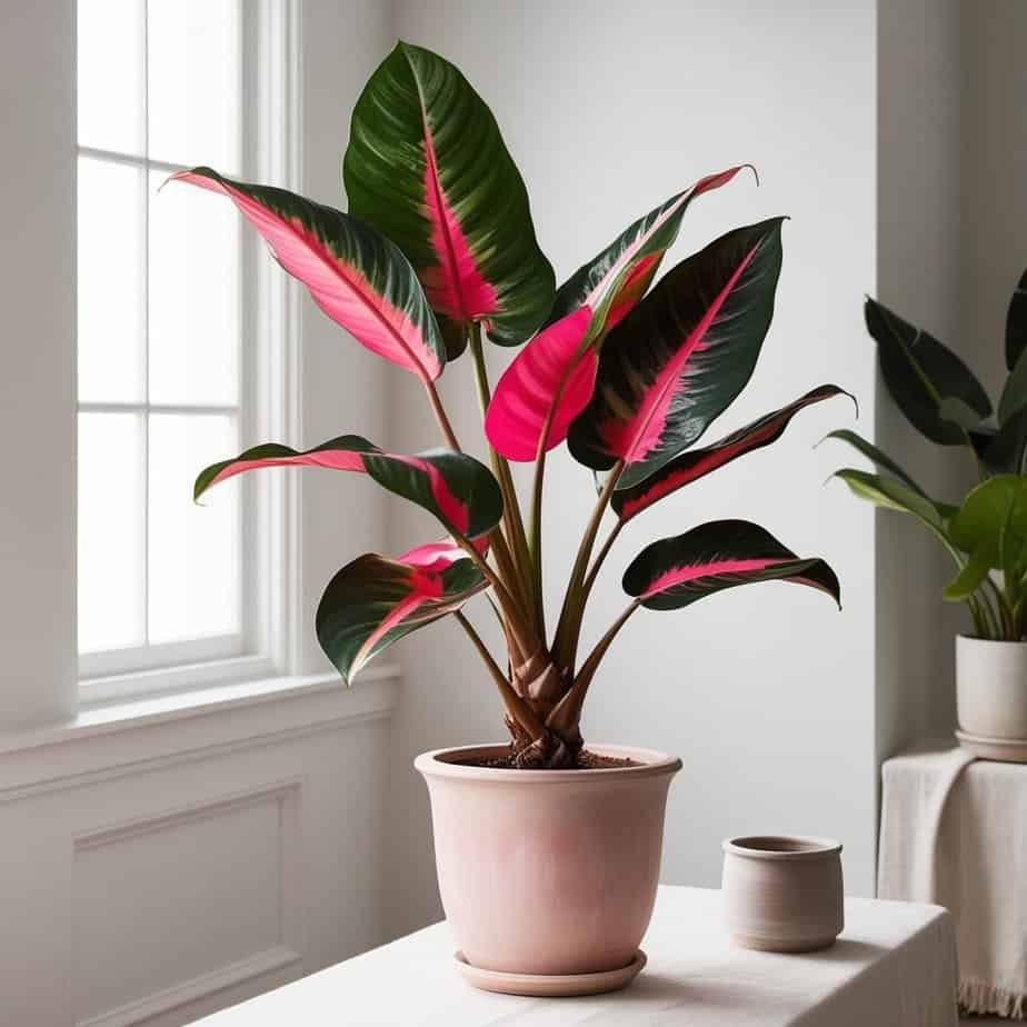 Full grown pink princess philodendron