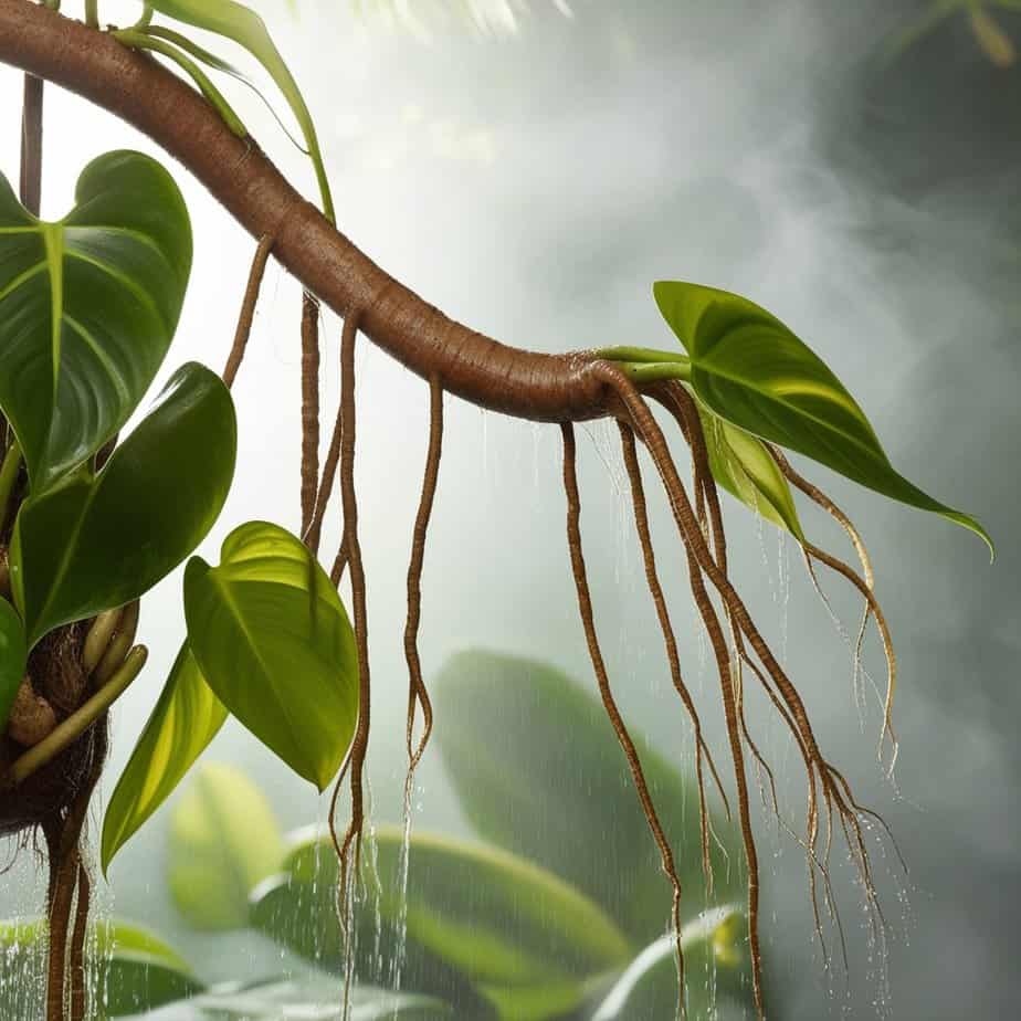 what to do with philodendron aerial roots