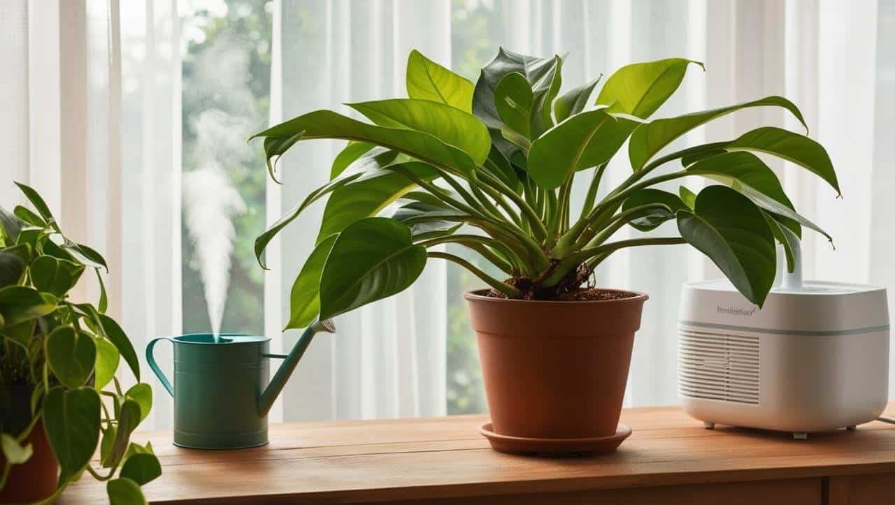 Philodendron leaves curling