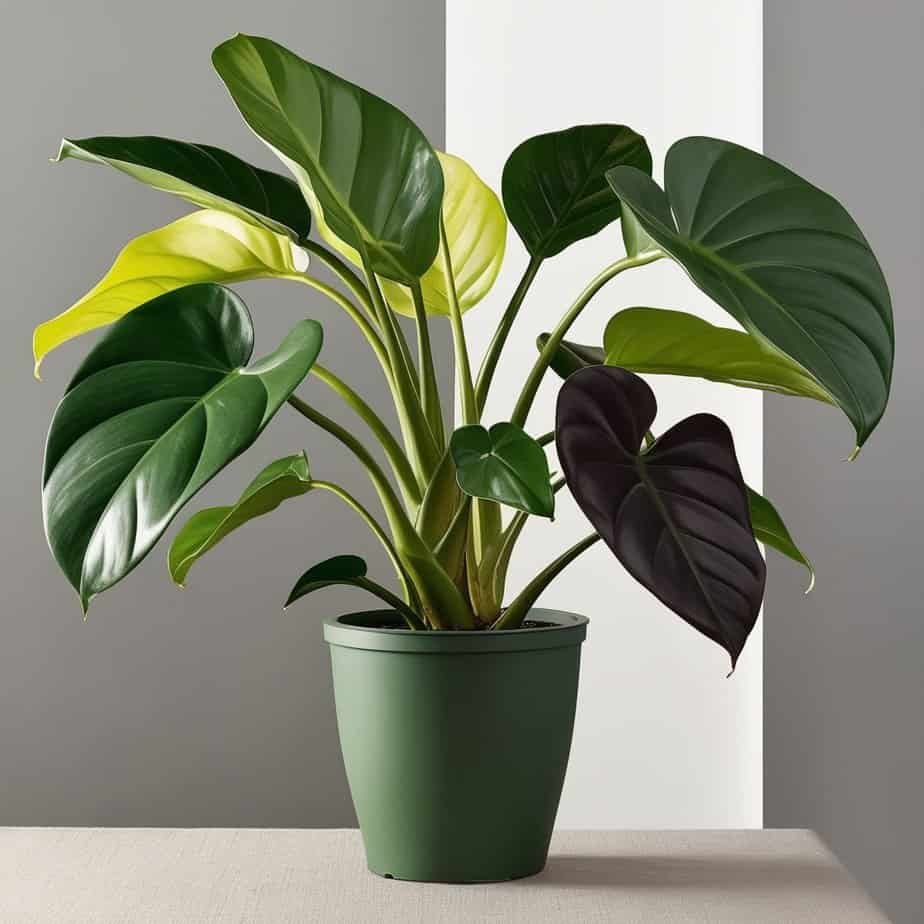 Fiddle lime philodendron