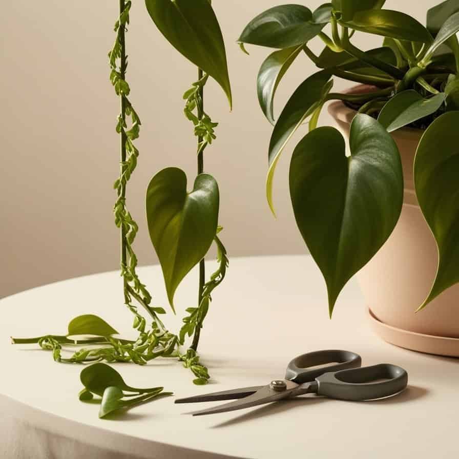 How to prune heartleaf philodendron 1