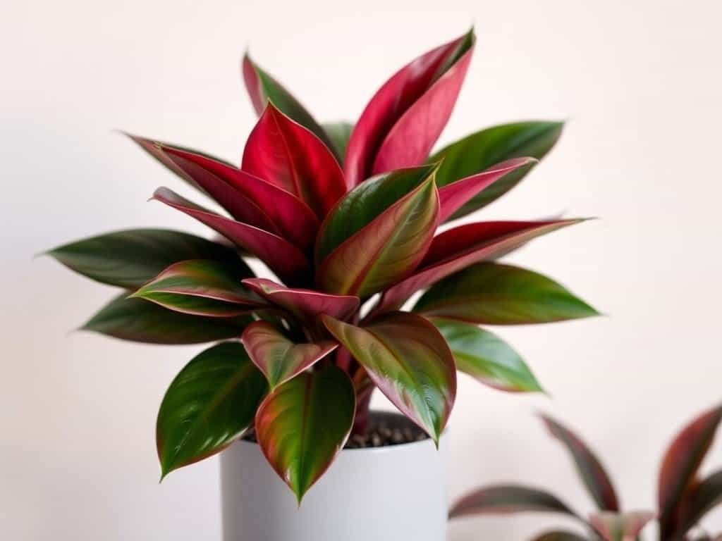 Red congo plant