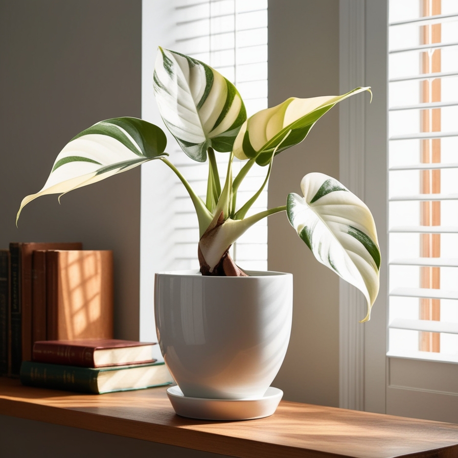 White Congo Philodendron