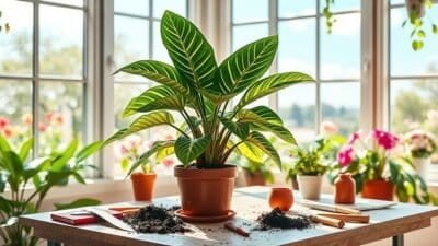 When to Repot Philodendron Birkin 1