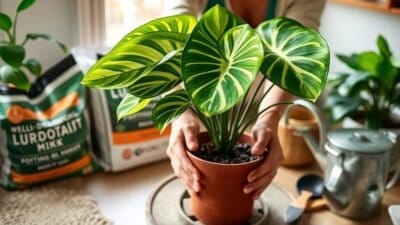 When to Repot a Philodendron Birkin 1