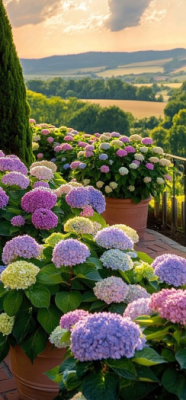 Pink Hydrangeas 6